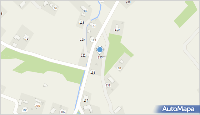 Ustrobna, Ustrobna, 130, mapa Ustrobna