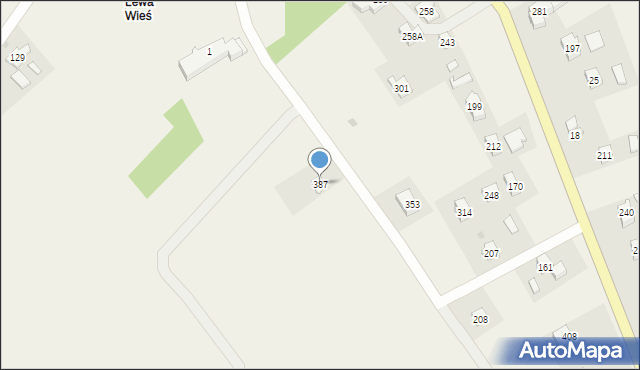 Ustrobna, Ustrobna, 387, mapa Ustrobna