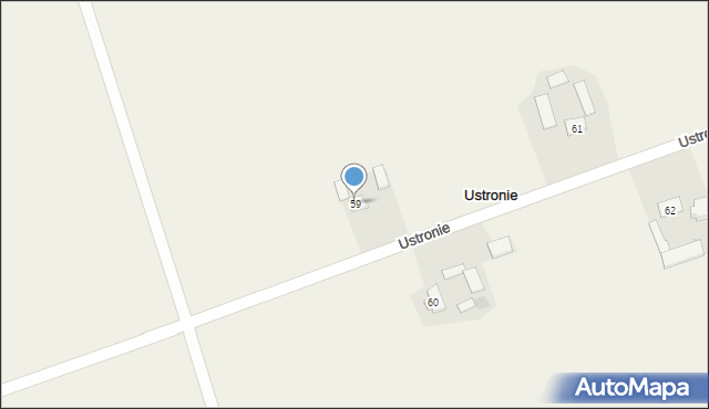 Ustronie, Ustronie, 59, mapa Ustronie