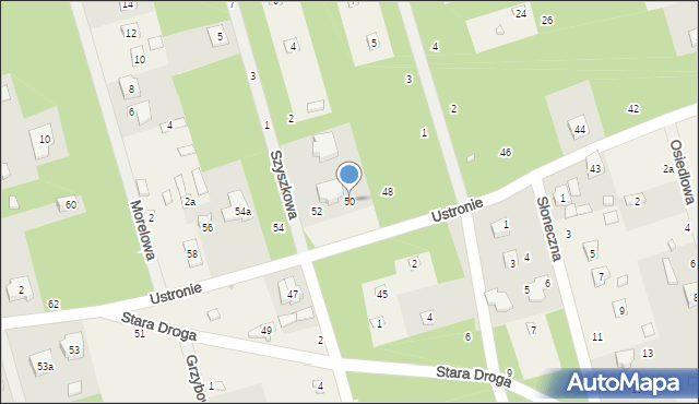 Ustronie, Ustronie, 50, mapa Ustronie
