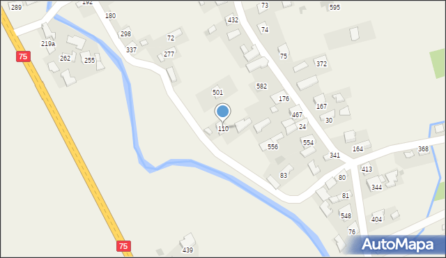 Uszew, Uszew, 110, mapa Uszew