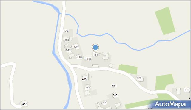 Uszew, Uszew, 113, mapa Uszew