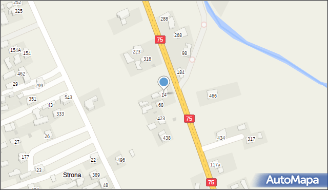 Uszew, Uszew, 14, mapa Uszew