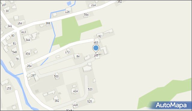 Uszew, Uszew, 145, mapa Uszew