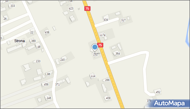 Uszew, Uszew, 232, mapa Uszew