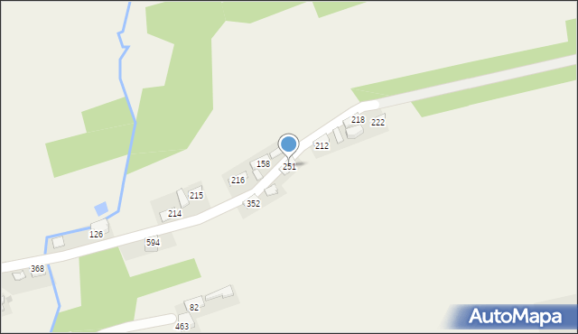 Uszew, Uszew, 251, mapa Uszew