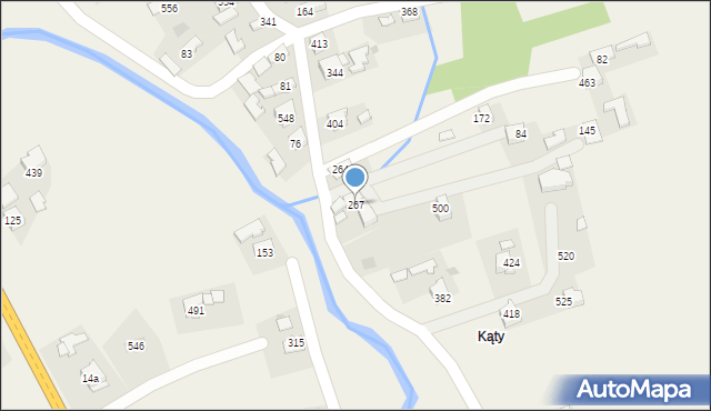 Uszew, Uszew, 267, mapa Uszew