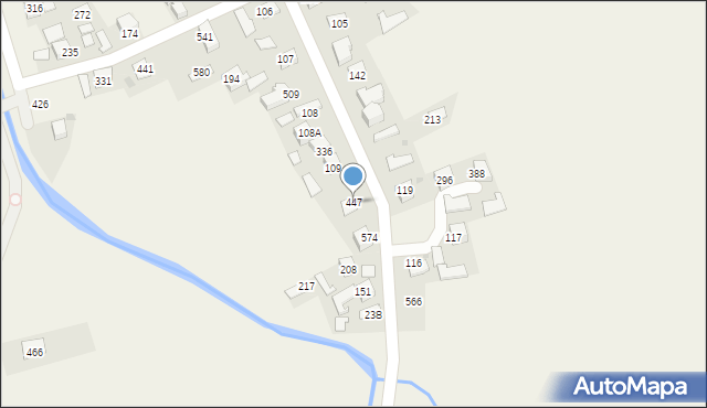 Uszew, Uszew, 447, mapa Uszew