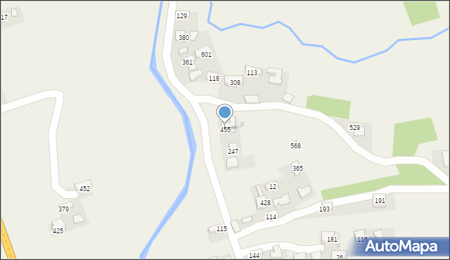 Uszew, Uszew, 455, mapa Uszew