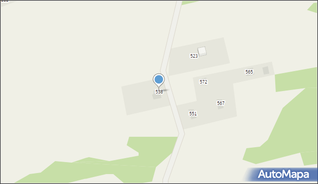 Uszew, Uszew, 538, mapa Uszew