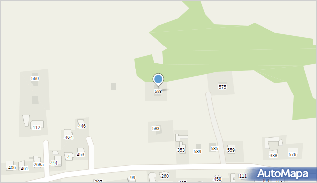 Uszew, Uszew, 558, mapa Uszew