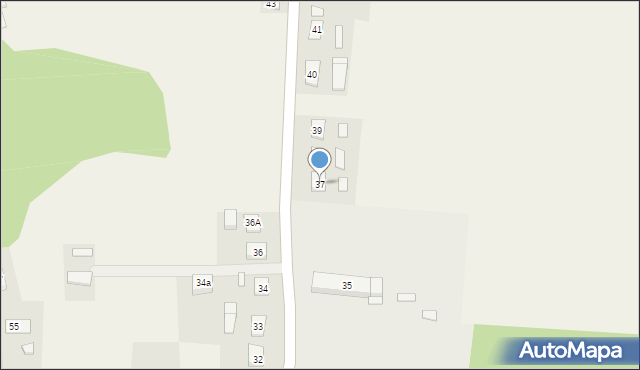 Uszyce, Uszyce, 37, mapa Uszyce