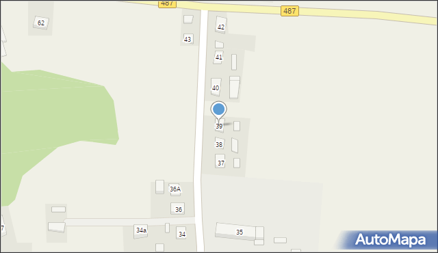 Uszyce, Uszyce, 39, mapa Uszyce