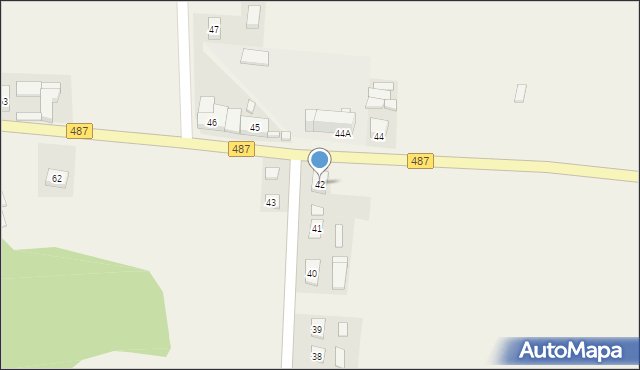 Uszyce, Uszyce, 42, mapa Uszyce