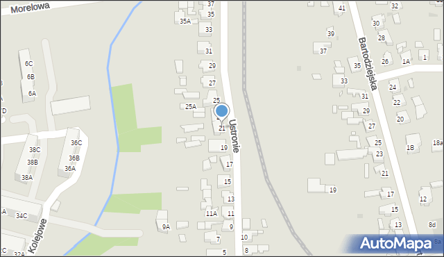 Wągrowiec, Ustronie, 21, mapa Wągrowiec