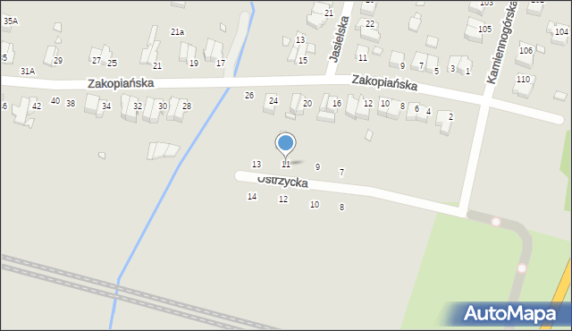 Wrocław, Ustrzycka, 11, mapa Wrocławia