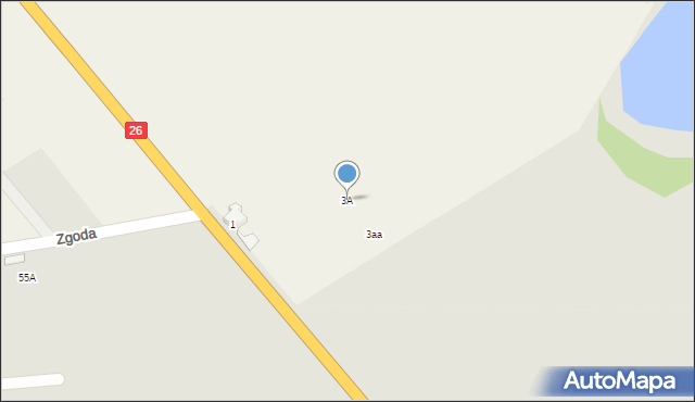 Utonie, Utonie, 3A, mapa Utonie