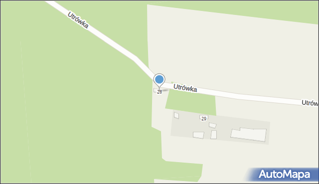 Utrówka, Utrówka, 28, mapa Utrówka