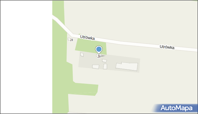 Utrówka, Utrówka, 29, mapa Utrówka