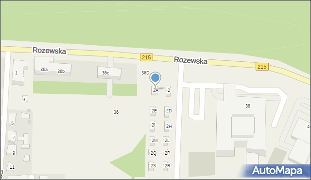 Jastrzębia Góra, Uzdrowiskowa, 2A, mapa Jastrzębia Góra