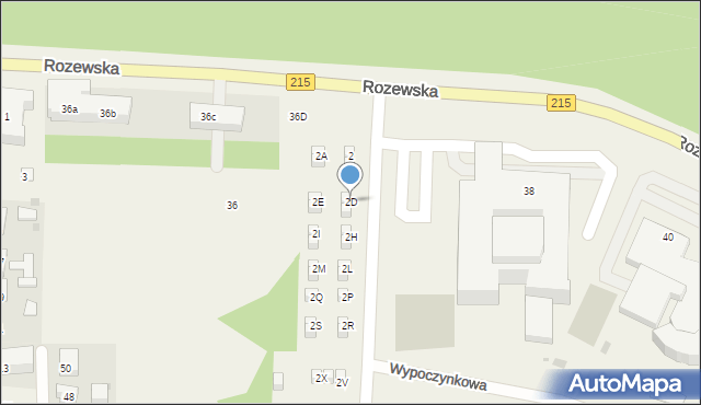 Jastrzębia Góra, Uzdrowiskowa, 2D, mapa Jastrzębia Góra