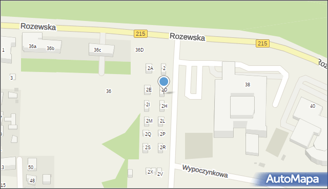 Jastrzębia Góra, Uzdrowiskowa, 2F, mapa Jastrzębia Góra