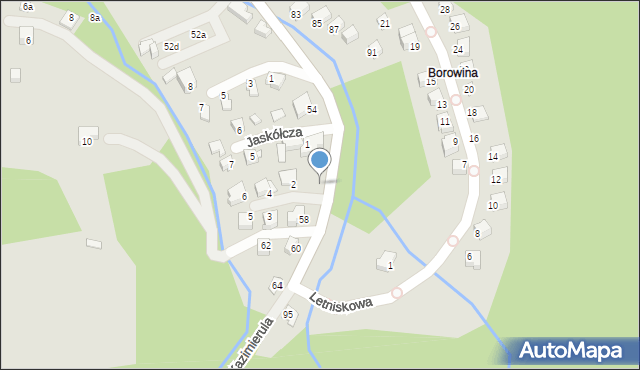 Szczyrk, Uzdrowiskowa, 58, mapa Szczyrk