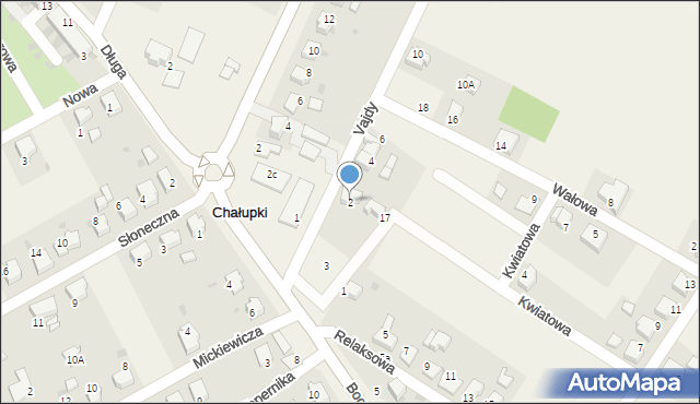 Chałupki, Vajdy, 2, mapa Chałupki