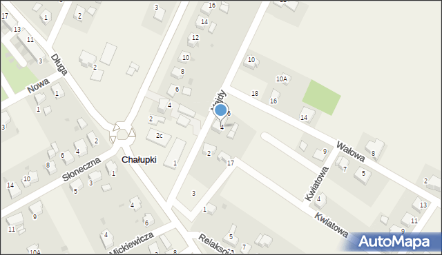 Chałupki, Vajdy, 4, mapa Chałupki