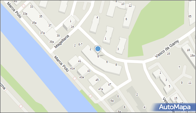 Wrocław, Vasco da Gamy, 4, mapa Wrocławia