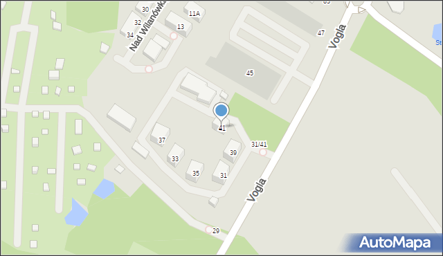 Warszawa, Vogla Zygmunta, 41, mapa Warszawy