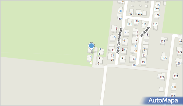 Świebodzin, W Ogrodach, 5, mapa Świebodzin