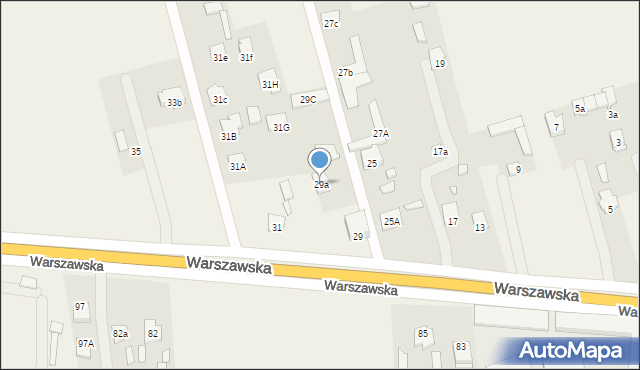 Aleksandrówka, Warszawska, 29a, mapa Aleksandrówka