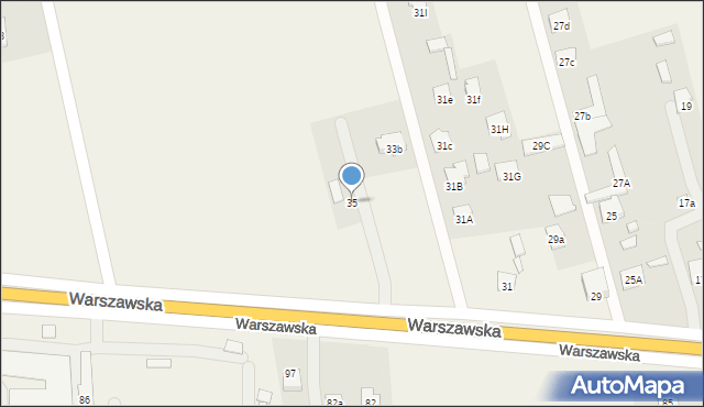 Aleksandrówka, Warszawska, 35, mapa Aleksandrówka
