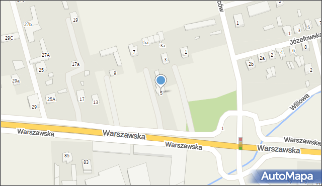 Aleksandrówka, Warszawska, 5, mapa Aleksandrówka