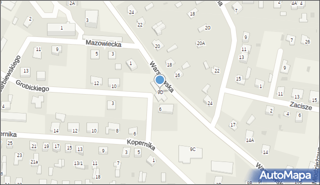 Baboszewo, Warszawska, 9D, mapa Baboszewo