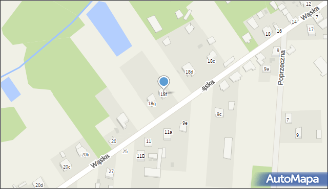 Bartkowice, Wąska, 18f, mapa Bartkowice