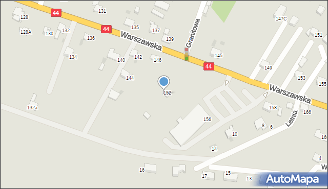 Bieruń, Warszawska, 256a, mapa Bieruń