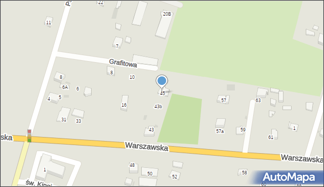 Bieruń, Warszawska, 45, mapa Bieruń