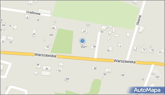 Bieruń, Warszawska, 57a, mapa Bieruń