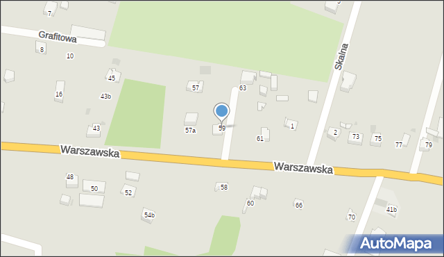 Bieruń, Warszawska, 59, mapa Bieruń