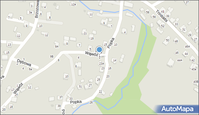 Bochnia, Wąwóz, 2, mapa Bochni