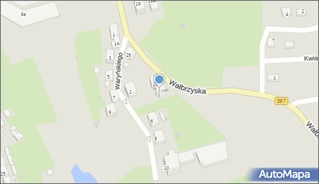 Boguszów-Gorce, Wałbrzyska, 30, mapa Boguszów-Gorce