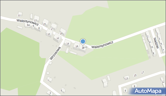 Boguszów-Gorce, Walentynowicz Anny, 18, mapa Boguszów-Gorce