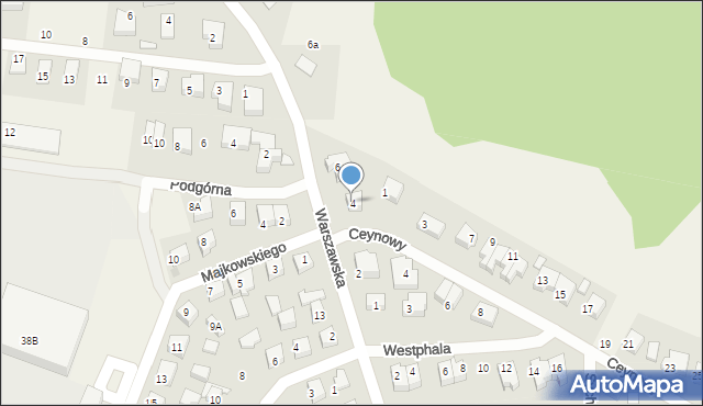 Bojano, Warszawska, 4, mapa Bojano