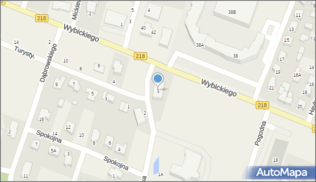 Bojano, Wawelska, 1, mapa Bojano