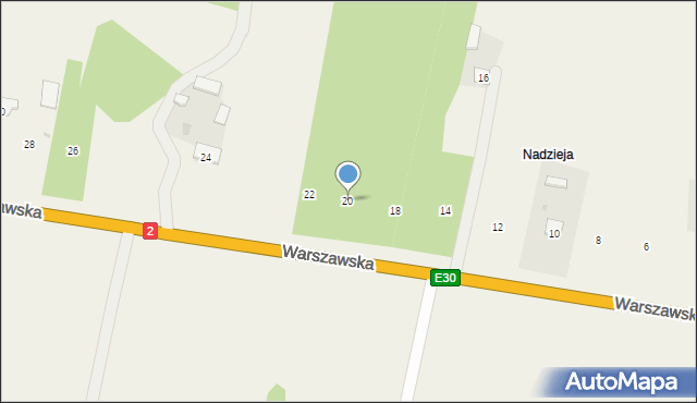 Bojmie, Warszawska, 20, mapa Bojmie