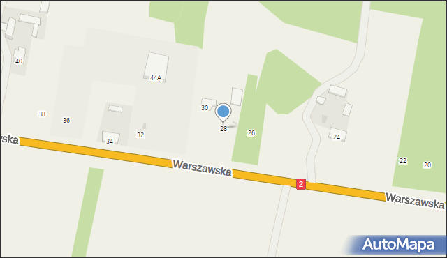 Bojmie, Warszawska, 28, mapa Bojmie