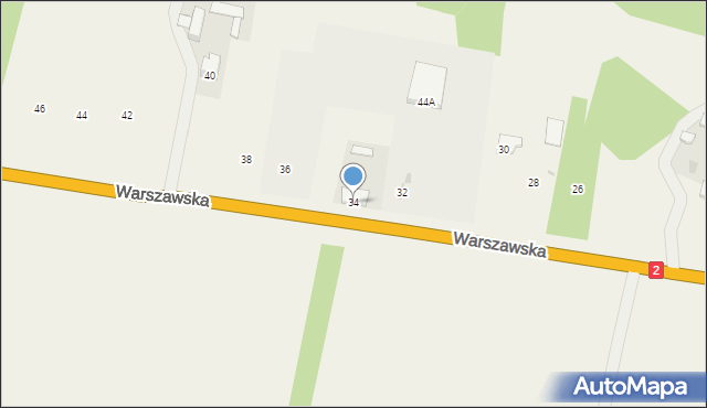 Bojmie, Warszawska, 34, mapa Bojmie