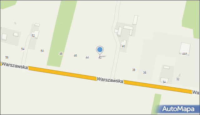 Bojmie, Warszawska, 42, mapa Bojmie